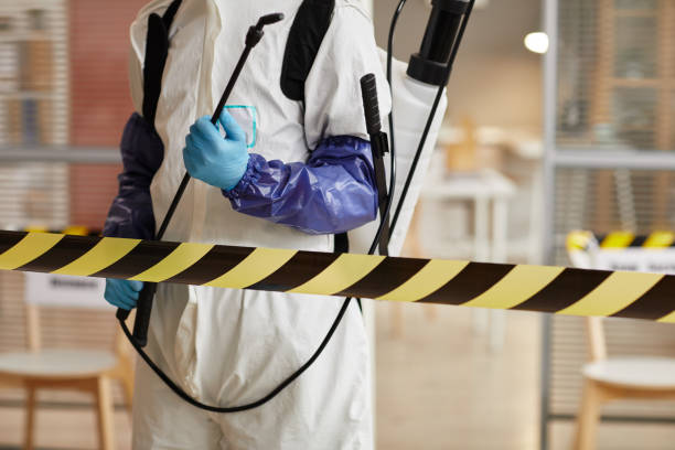 Professional Biohazard Cleanup technician working in Estes Park, CO